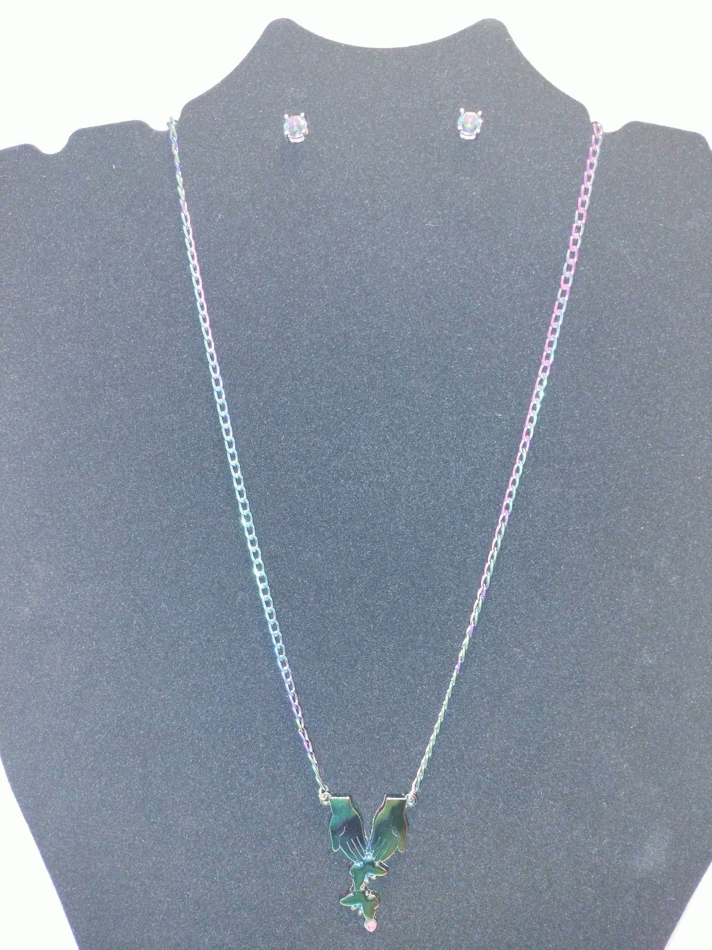 Rainbow Bless A Sister Necklace