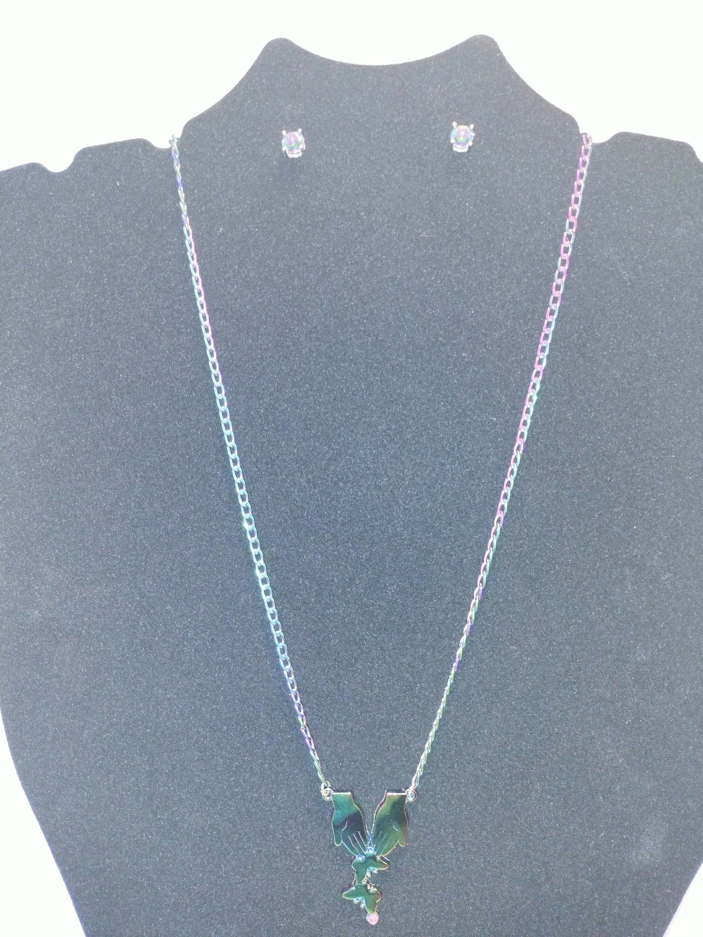 Rainbow Bless A Sister Necklace